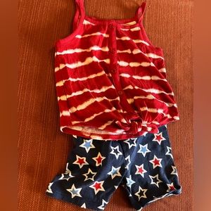 2T girls 4th of July outfit